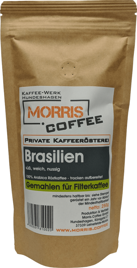 Kaffee aus Brasilien - 250 g - gemahlen Filterkaffee