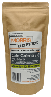 Cafe Crema 1.0 - 1000g- gemahlen-Filterkaffee