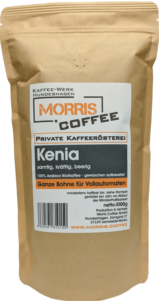 Kaffee aus Kenia - 1000g - ganze Bohne
