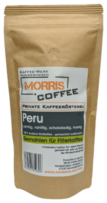 Kaffee aus Peru - 1000g- gemahlen-Filterkaffee