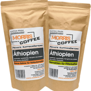Kaffee aus Äthiopien gemahlen für Filterkaffee oder als ganze Bohne auf morris.coffee bestellen
