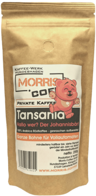 Kaffee aus Tansania - Ganze Bohne morris.coffee