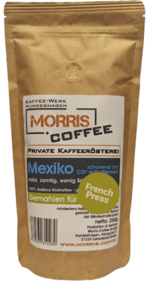entkoffeinierter Kaffee aus Mexiko - French Press 1000g