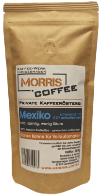 entkoffeinierter Kaffee aus Mexiko - Ganze Bohne 1000g