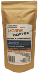 entkoffeinierter Kaffee aus Mexiko - Ganze-Bohne - 250g - morris.coffee.de